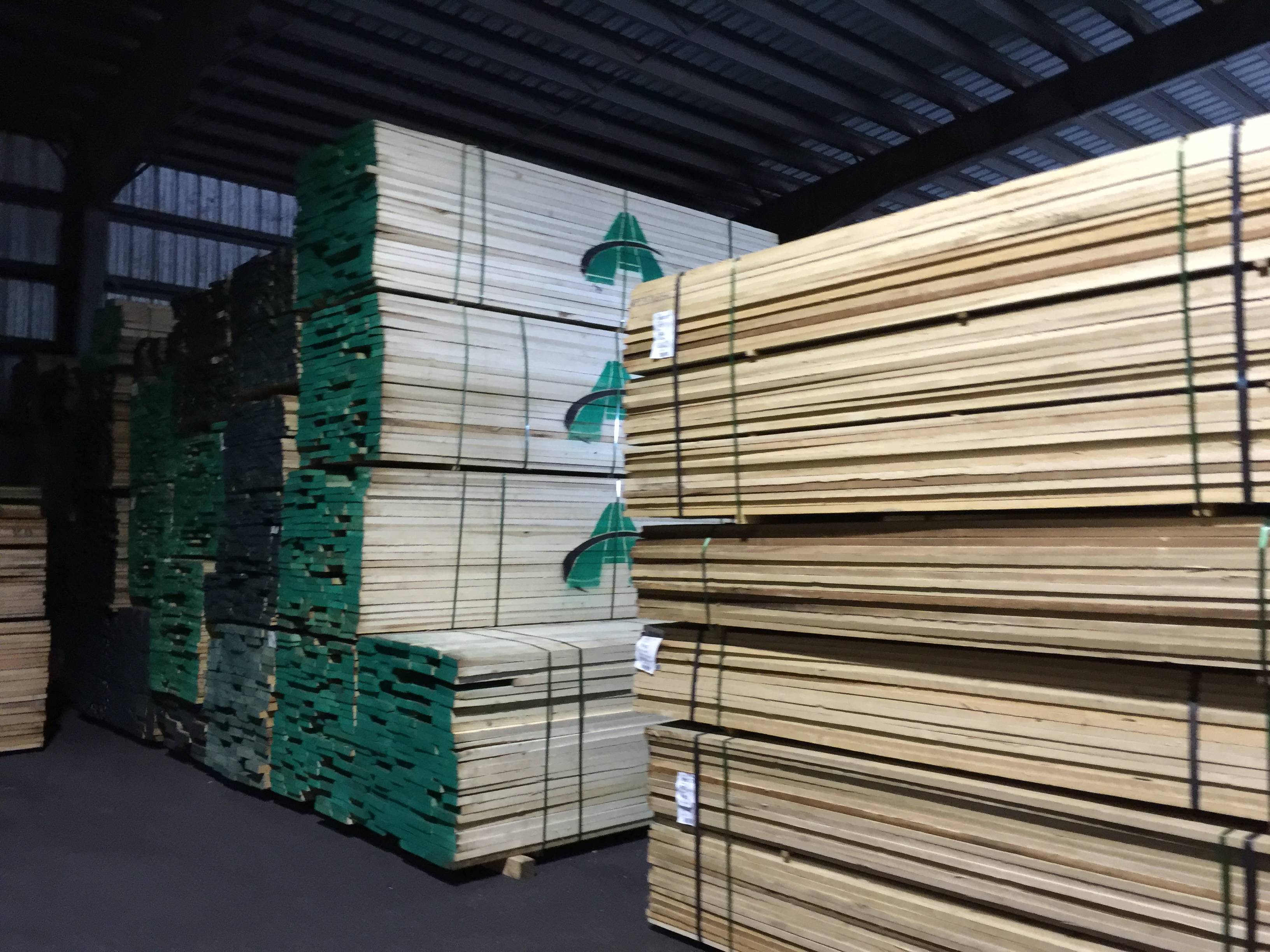 Rough Cut Poplar Hardwood Lumber Bundles